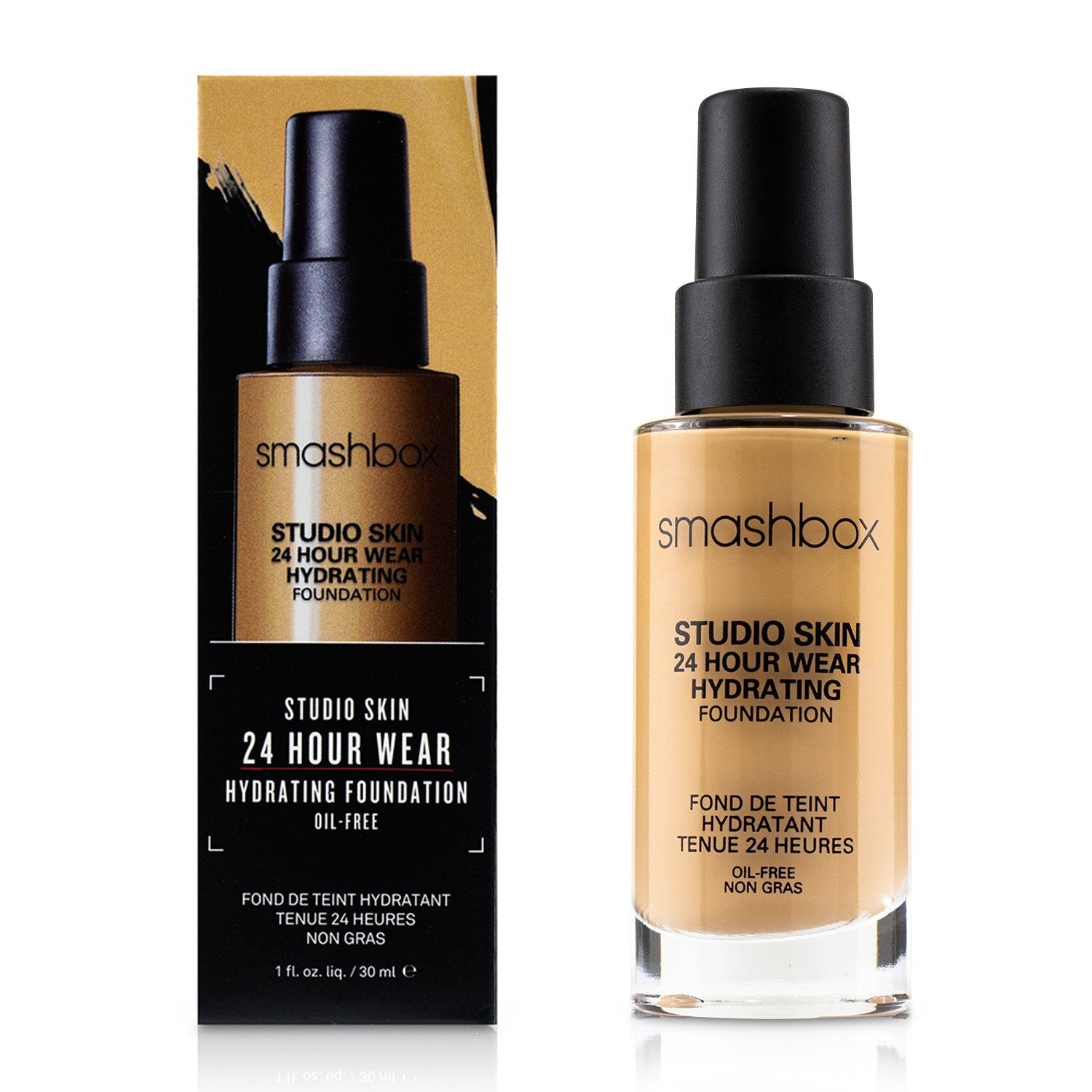 Smashbox/スマッシュボックス+スタジオスキン 24アワーウェア ハイドレーティングファンデーション+30ml/1oz+# 2.3 (ライトミディアム ウォームアンダートーン) ブランドコスメ